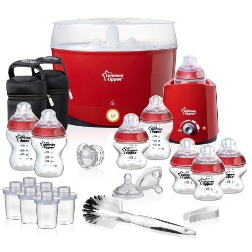 tommee tippee bottle set with sterilizer