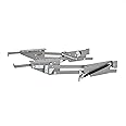 Rev-A-Shelf Kitchen Cabinet Spring Loaded Mixer and Appliance Lift Assist Mechanism for Small Kitchen Appliances w/Soft Close, Zinc, RAS-ML-HDSC