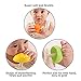 Mombella Mimi the Mushroom Super Soft Skin-like Infant Nipple Shaped Soothing Teether for Sucking Babies, Help with Breast Feeding Waning and Prevent Digit Sucking. For 0-6months, Orange