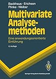 Image de Multivariate Analysemethoden: Eine Anwendungsorientierte Einf Hrung (Springer-Lehrbuch) (German Edition)