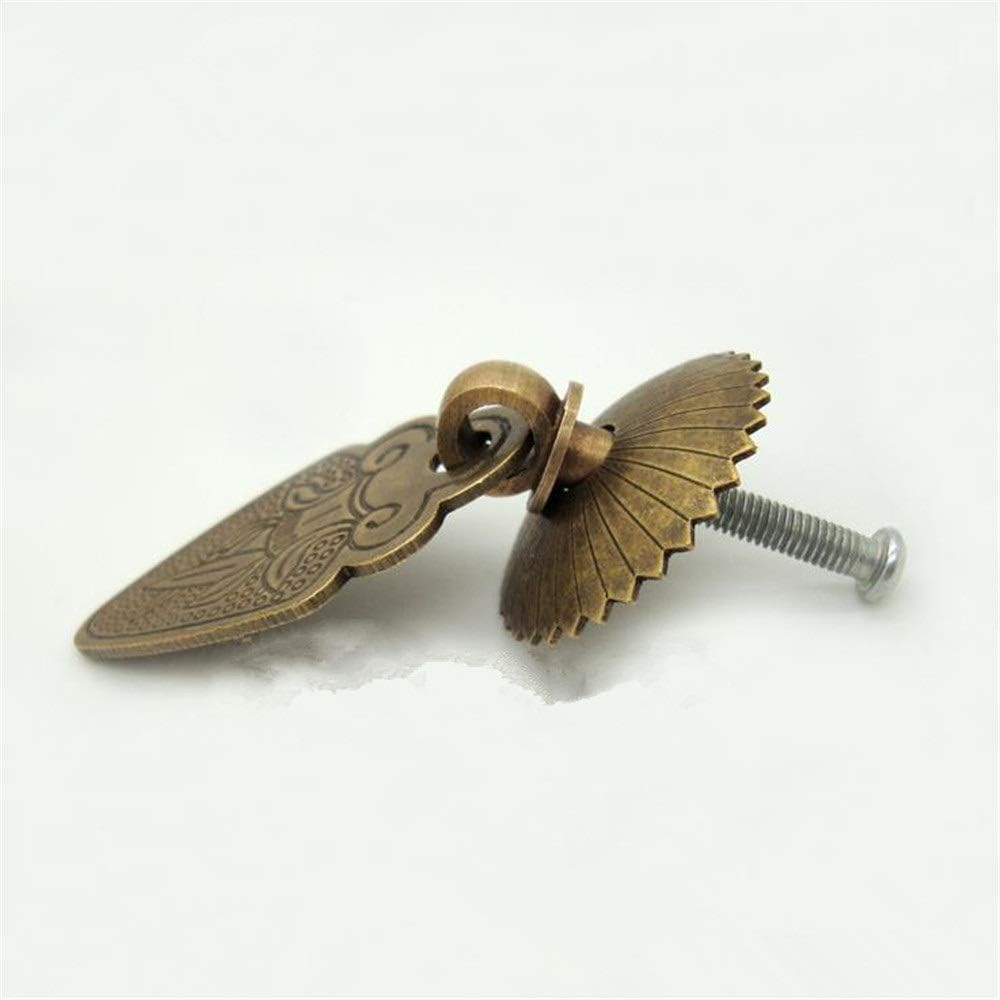 manijas de Cobre Amarillo del Estilo Chino Tradicional for la Puerta de