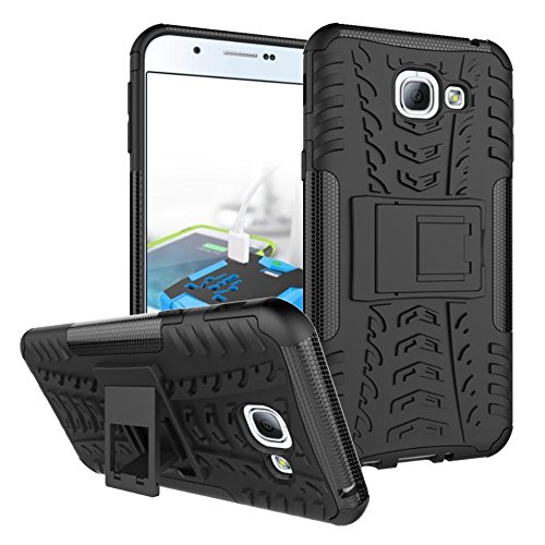 Trifty Defender Tough Hybird Armour Shockproof Hard PC + TPU with Kick Stand Rugged Back Case Cover for Samsung Galaxy A