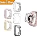 [5-PACK] Apple Watch 38mm Case, iHYQ Ultra Slim Plated TPU Flexible Lightweight Case Protective Bumper Cover for Apple iWatch Series 1, Series 2, Series 3 (38mm 5-Pack)