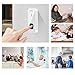 HUANHUA Wireless Doorbell, 2-PCS IP55 Waterproof Push Buttons with 1000Ft Operating Range, 2-PCS Battery Operated Receivers with 5 Volume Levels,55 Chimes,LED Flash for Home Office Classroom, White