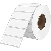 3" x 1" UPC Barcode & Address Thermal Sticker Labels Compatible with Thermal Label Printer Self-Adhesive Blank Sticker Labels (1000Pcs, White)