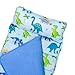 Wildkin Kids Original Nap Mat – Cozy Kids Sleep Mat with Pillow, Ideal for School & Travel - Dinosaur Land