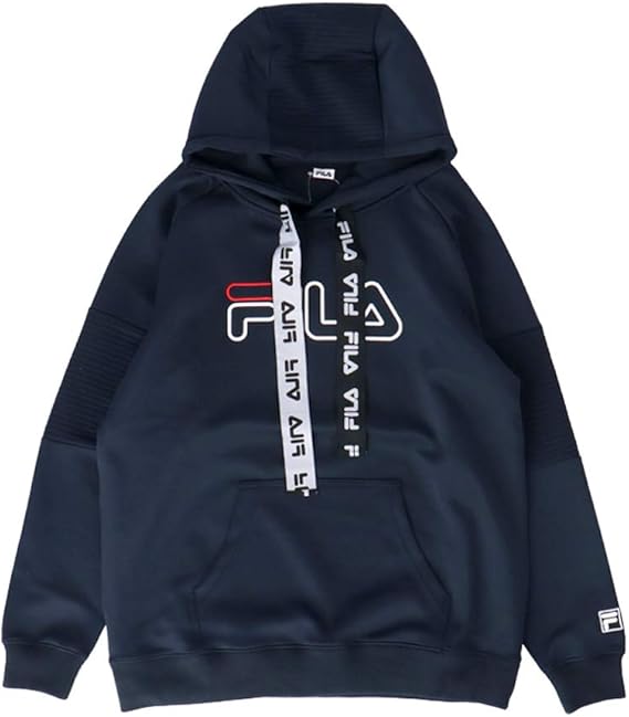 Amazon フィラ スウェットパーカー レディース 上 Fila フード付き Mサイズ Nvy トレーナー パーカー 通販