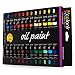 Colore Oil Paint Set - Perfect for Use On Landscape and Portrait Canvas Paintings - Great for Professional Artists, Students & Beginners - Set of 24 Richly Pigmented Oil Paint Colors