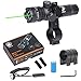 Vokul Shockproof 532nm Tactical Green Dot Laser Sight Rifle Gun Scope w/ Rail & Barrel Mount Cap Pressure Switch