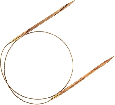 Amazon Com Addi 575 7 Agujas Circulares Intercambiables Para Tejer Madera De Olivo 31 5 In De Largo Arte Manualidades Y Costura
