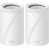 TP-Link Deco BE11000 Tri-Band WiFi 7 Mesh (Deco BE65 Pro) - 11 Gbps, 6 GHz/5 GHz/2.4 GHz Bands, 5 Gbps Ports, MLO, 320 MHz Ch