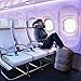 Travel Foot Rest Pillow by Mode Relax – Inflatable Footrest Cushion on Airplanes, Cars, Buses, Office and Trains – Sleep Bed for Kids on Long Flights - BONUS: Neck Pillow, Carrying Bag, eBook, Video