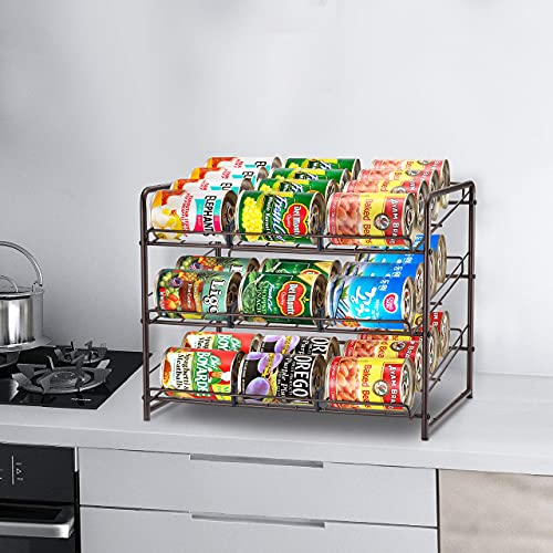 Simple Trending Metal Can Rack Organizer, Stackable Can Storage