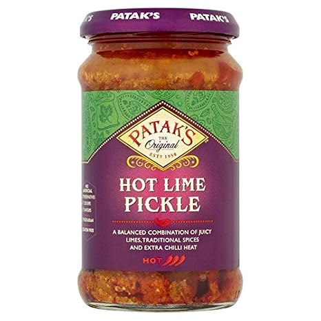 Amazon.com : Patak's Hot Lime Pickle - 283g : Grocery & Gourmet Food