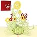 Paper Spiritz Sunflowers Pop up Card Birthday, Mother's Day Anniversary Thank You Card for Husband Daughter Wife, Graduation Sympathy Blank Card Wedding, with Envelopes all Occasions