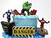 AVENGERS Deluxe Super Hero Birthday Cake Topper Set Featuring Avenger Figures and Decorative Themed Accessories