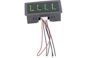 FAFEICY Motor Tachometer, DC 8 to 24V 40mA 10 to 9999RPM 4 Digital LED Tachometer RPM Speed Meter Hall Proximity Switch Sensor