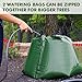 Remiawy Tree Watering Bag 2 Pack 20 Gallon Slow Release Watering Bag for Trees and Plants, Made of Heavy-Duty PE Tarpaulin Material with Zipper-Updated Version(5-8 Hours Releasing Time)