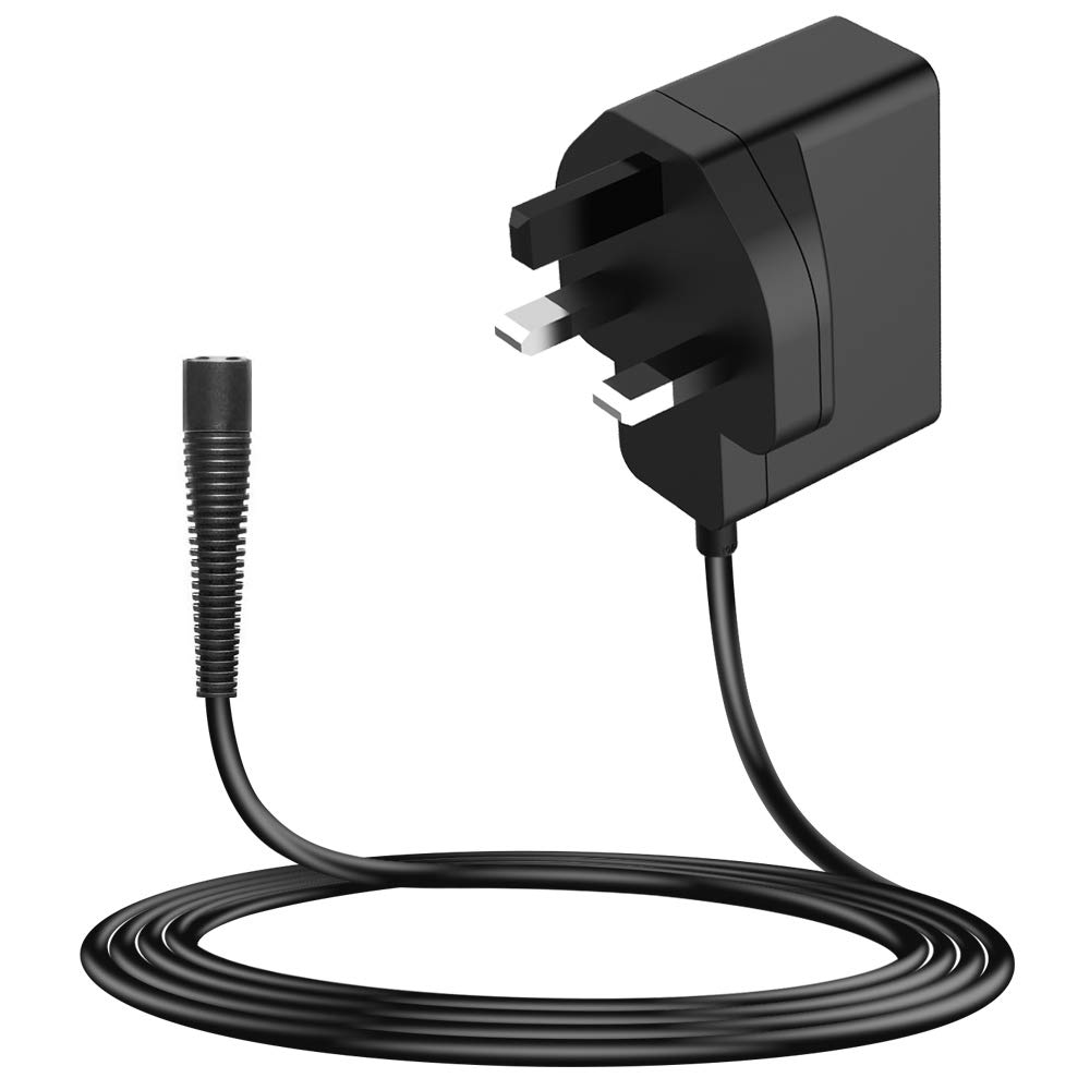 MEROM 12V Shaver Charger Power Cord - Compatible with Braun Series 1, 3, 5, 7, 9 - Rozor Power Adapter
