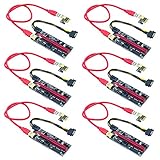 Artidux 6-Pack PCIE Riser VER 009S 1x to 16x