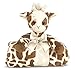 Bearington Baby Patches Cuddle Me Sleeper, Giraffe Large Size Security Blanket, 28.5
