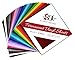 Permanent Outdoor Vinyl (Assorted 40 Pack), 12x12 in Multi Colors, 18 Matte and 2 Glossy (2 of Each) Adhesive Backed Liner, Make Monograms Stickers Decals and Signs by Scraft Artise