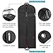 Syeeiex Convertible Garment Bag with Shoulder Strap, Carry on Garment Duffel Bag for Men Women - 2 in 1 Hanging Suit Coat Business Travel Bags