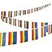 Juvale Rainbow Flags String, 32-Piece Pride Flag Set - Flags for Pride Decorations, Pride Flags, Rainbow Party Supplies, Multicolored - 37.4 Feet String, Each Flag 12 x 7.7 Inches