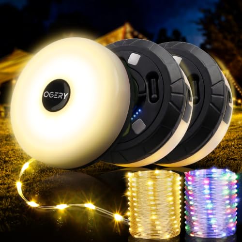 OGERY Camping String Lights