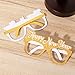 Amosfun Happy New Year Eyeglasses Fancy Decorative Eyeglasses Celebration Party Favor for 2020 New Year's Eve Party