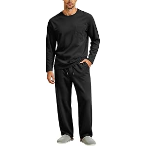 ASUIU Mens Sweatsuits 2 Piece Set Winter Outfit Fall Sweatsuits Sets 2 Piece Outfit with Sweatshirts Sweatpants