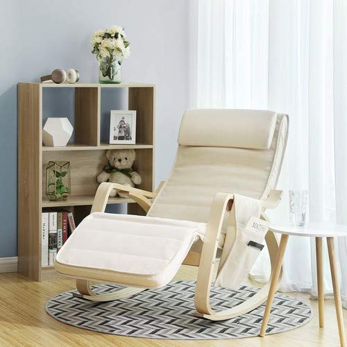 SONGMICS-Sedia-a-Dondolo-con-Poggia-Gambe-di-Angolo-Regolabile-a-5-Gradi-Carico-Massimo-150-kg-Simil-Lino-Beige-LYY12M