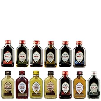 Soplica Probierset Minis | 13 Soplica Wodkas/Liköre in der Probiergröße | je 0,1 Liter