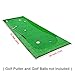 77tech Large Artificial Grass Golf Putting Green Mat Indoor/Outdoor Golf Training Aid Equipment Mat (3.3'X10')