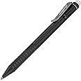 SMOOTHERPRO Bolt Action Pen, Stainless Steel Erasable Ballpiont Pen Compatible with Pilot FriXion Refill, EDC Pen for Writing, Black (SSF020S)