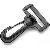 CRAFTMEMORE Plastic Snap Hook Swivel Push Gate Clip Lobster Claw Clasp Purse Hardware 6 pcs (1 1/4 Inch)