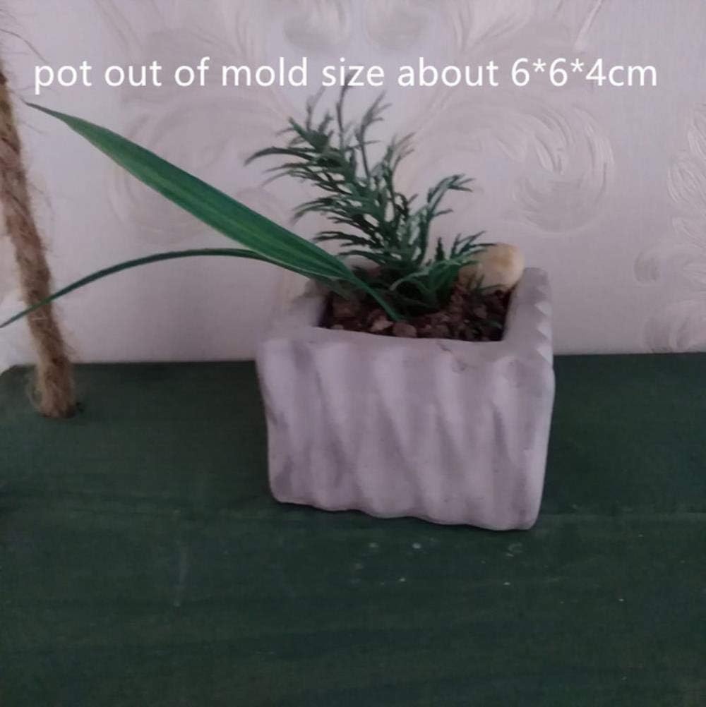 LASISZ 3D Ceramic Clay Bottle Vase Craft Mould DIY Cement Planter Casting Silicone Mold Concrete Flower Pot molds,mottled