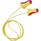 Howard Leight by Honeywell Laser Lite High Visibility Disposable Foam Earplugs, 100-Pairs, Pink/Yellow, LL-30