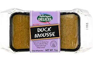 FABRIQUE DELICES Duck Mousse with Port Wine - 7oz - Pork-Free - The Set of 2 Terrines