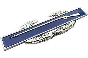 PATRIOT CAMPERS Army Combat Infantryman Metal Decal Auto Emblem