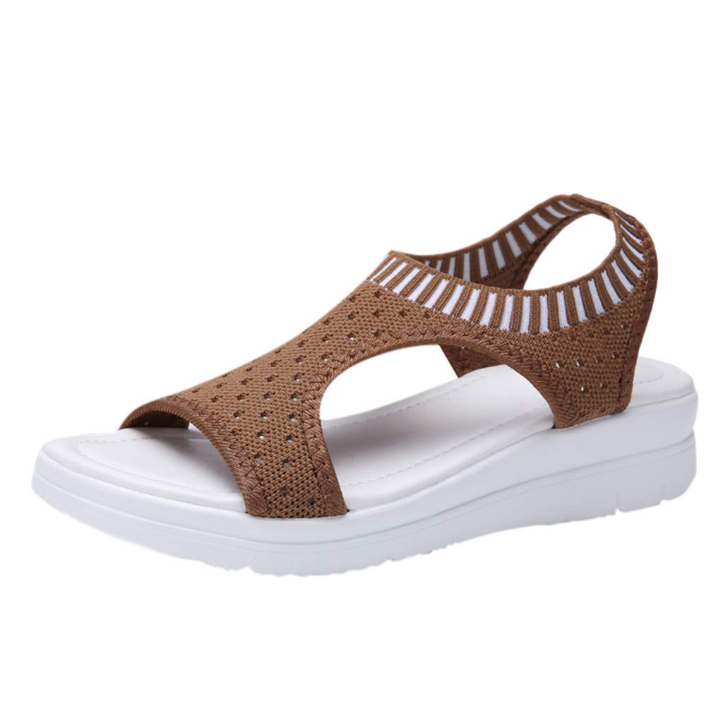 peep toe comfort sandals