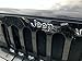 Jeep Grille Emblem Overlay Decal - 2012-2017 Jeep Wrangler - (Color: Hot Pink)
