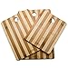Chefs Limited 3 Piece Bamboo Cutting Board Set with Handle
