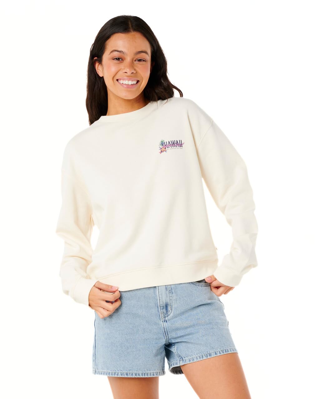 Long Sleeve, Relaxed Fit Crewneck Casual Pullover Crew Sweatshirt