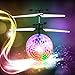 Flying Ball, YYZP Children Flying Toys, RC infrared Induction Helicopter Ball Built-in Shinning Color Changing LED Lighting for Kids, Teenagers