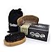 Beard Comb & Brush - Set - for Men, Sandal Wood Comb, 100% Natural Boar Bristle Brush, Best for Grooming Facial Hair and Mustache, use with Balm, Oil and Wax, Packaged in Premium Giftbox