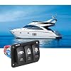 Rupse-3-Gang-Marine-Boat-Car-Switch-Panel-Blue-Red-LED-Light-5pin-On-off-Rocker-Switch-12-24V