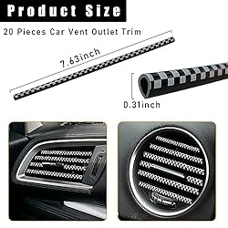 Kewucn 20 PCS Car Air Conditioner Vent Decorative
