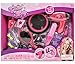 Pretend Play Beauty Set, Stylist Salon Playset Kit for Kids Toy Accessories Includes Hair Dryer, Makeup Mirror, Flat Iron, Lipstick, Scissors, Hair Brush, Nail Polish and Hair Clips