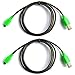 PortaPow Specialised 3.3ft 20AWG Charge+Sync Micro USB Cable (2 Pack)